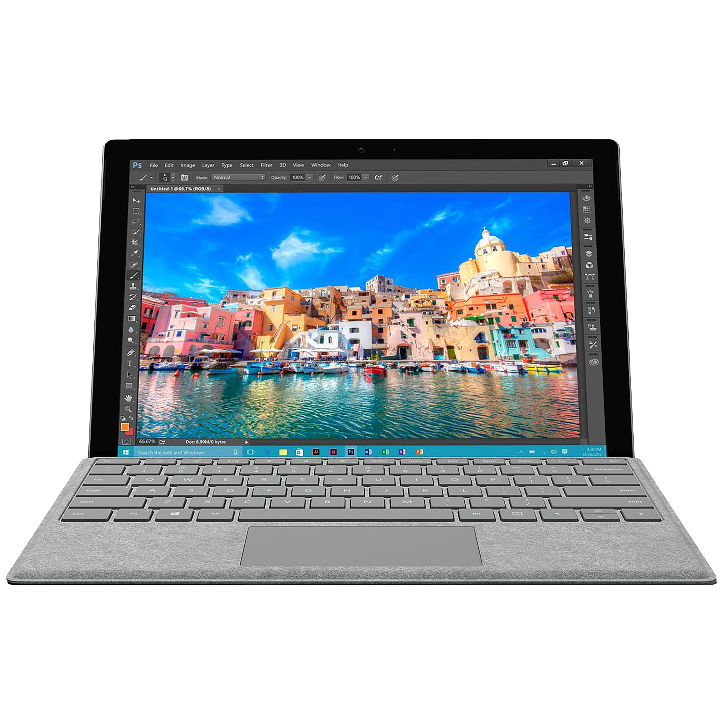 تبلت مایکروسافت مدل Surface Pro 4 - F به همراه کیبورد Signature Type Cover