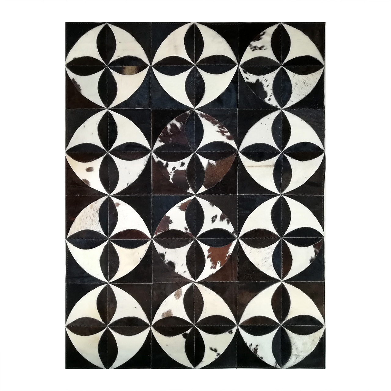 کلاژ فرش پوست و چرم کمالی مدل AD-0157