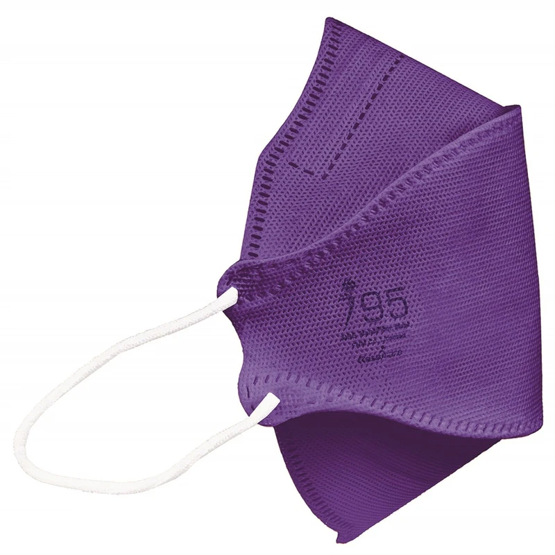 ماسک تنفسی ریما مدل سه بعدی N95 نانو کد Perple-F95 بسته 25 عددی