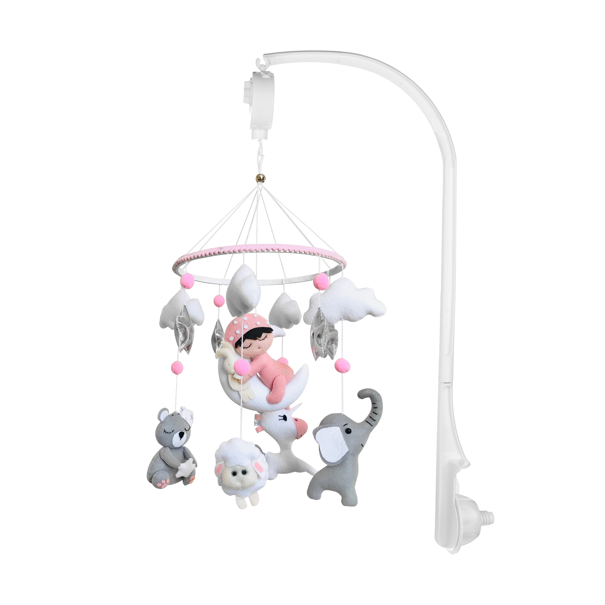 آویز تخت کودک مدل موزیکال طرح السا