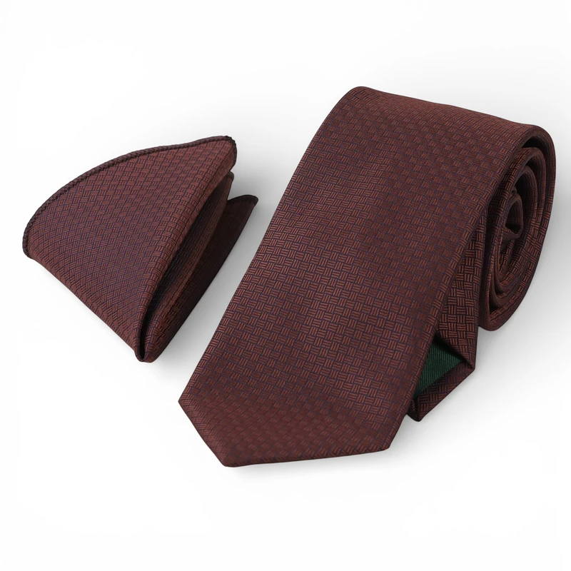 کراوات و دستمال جیب مردانه نسن مدل V72