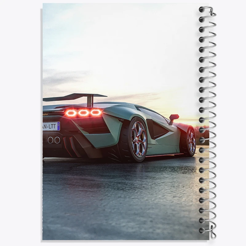 دفتر نقاشی 50 برگ خندالو طرح ماشین اسپرت کد F1005
