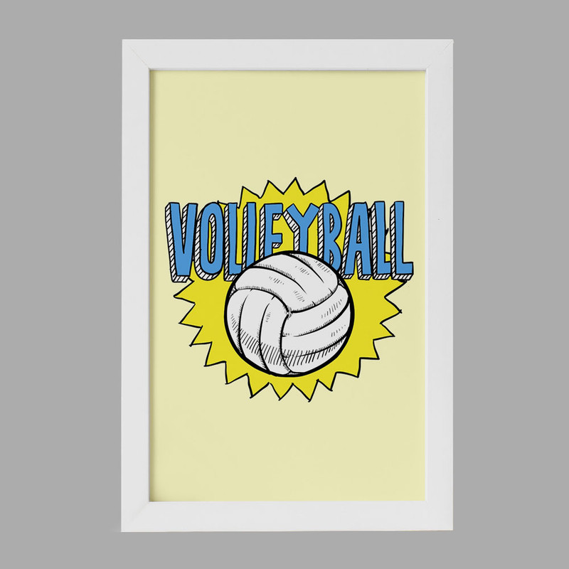 تابلو خندالو مدل والیبال Volleyball کد 26438