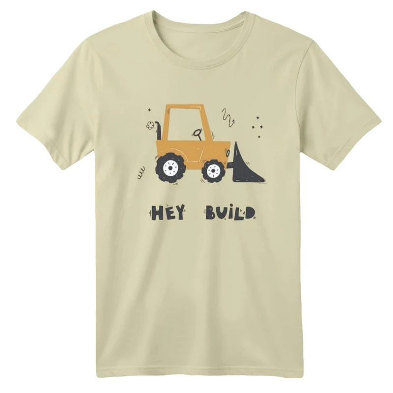 تی شرت آستین کوتاه بچگانه مدل ماشین کد ۲