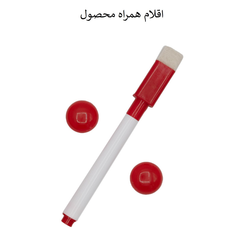 تخته وایت برد مدل اسپایدرمن کد 01 سایز 30x20 سانتی متر به همراه ماژیک و آهنربا مجموعه 4 عددی