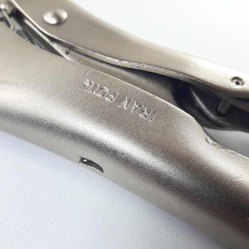 انبر قفلی C شکل ایران پتک مدل c-18 سایز 18 اینچ