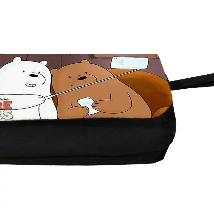 جامدادی مدل دوزیپ طرح انیمیشن خرس های کله فندقی کد NI596