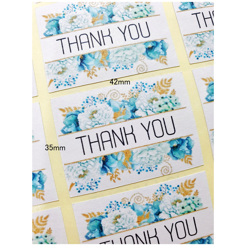 برچسب مدل THANK YOU بسته 2 عددی
