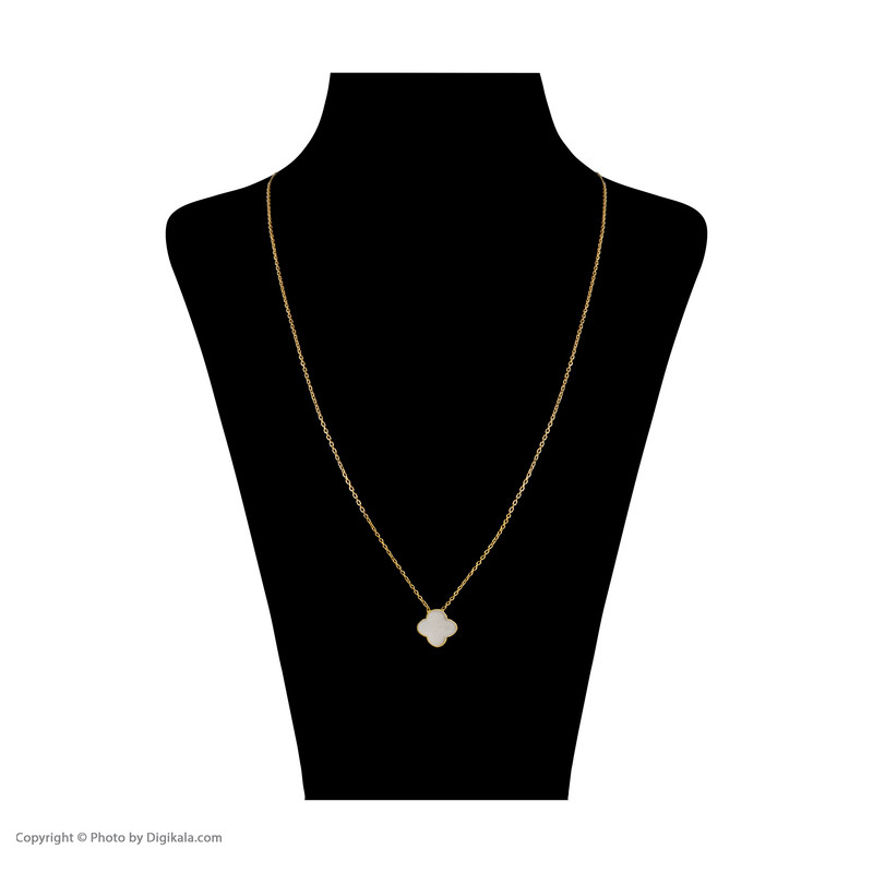 گردنبند طلا 18 عیار زنانه تاج مدل G542-1