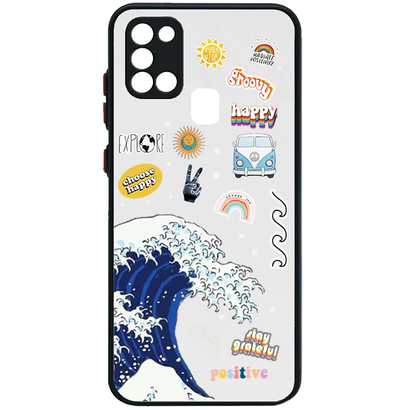 کاور طرح  Wave مناسب برای گوشی موبایل سامسونگ Galaxy A21S