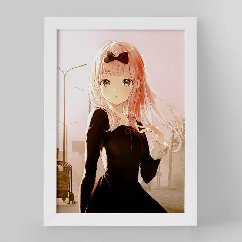 تابلو خندالو مدل چیکا چان انیمه کاگویا ساما کد 15997