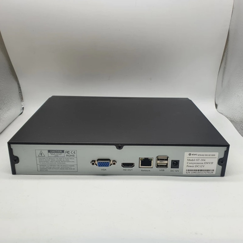 ضبط کننده ویدیویی شبکه استاروان مدل NVR-ST308