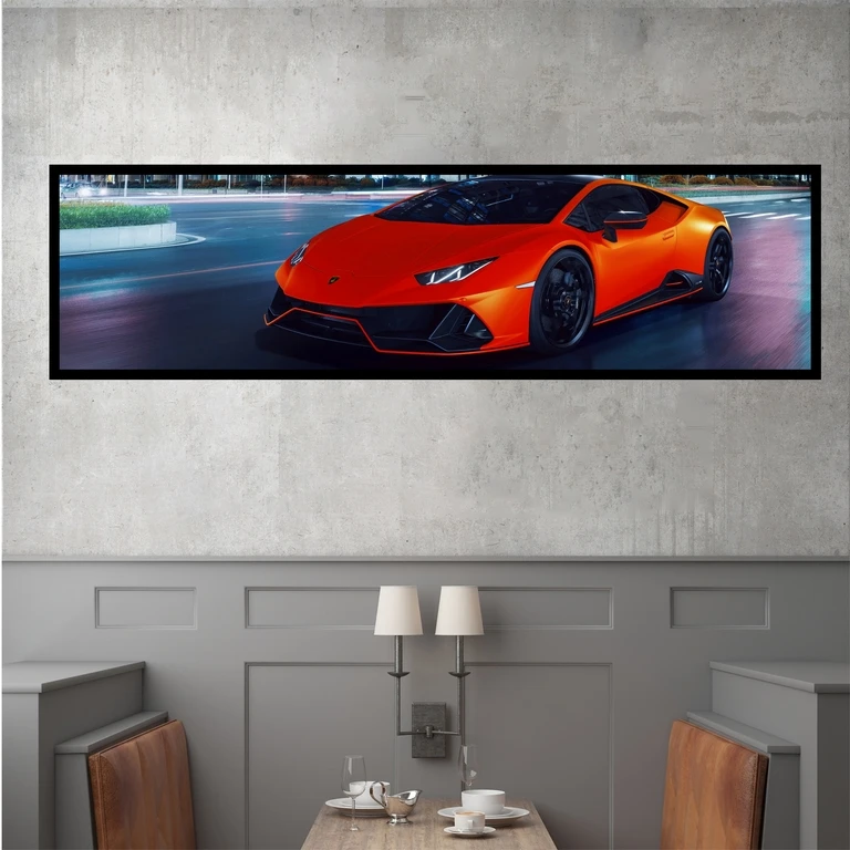 تابلو بکلیت طرح ماشین لاکچری لامبورگینی مدل B-7874