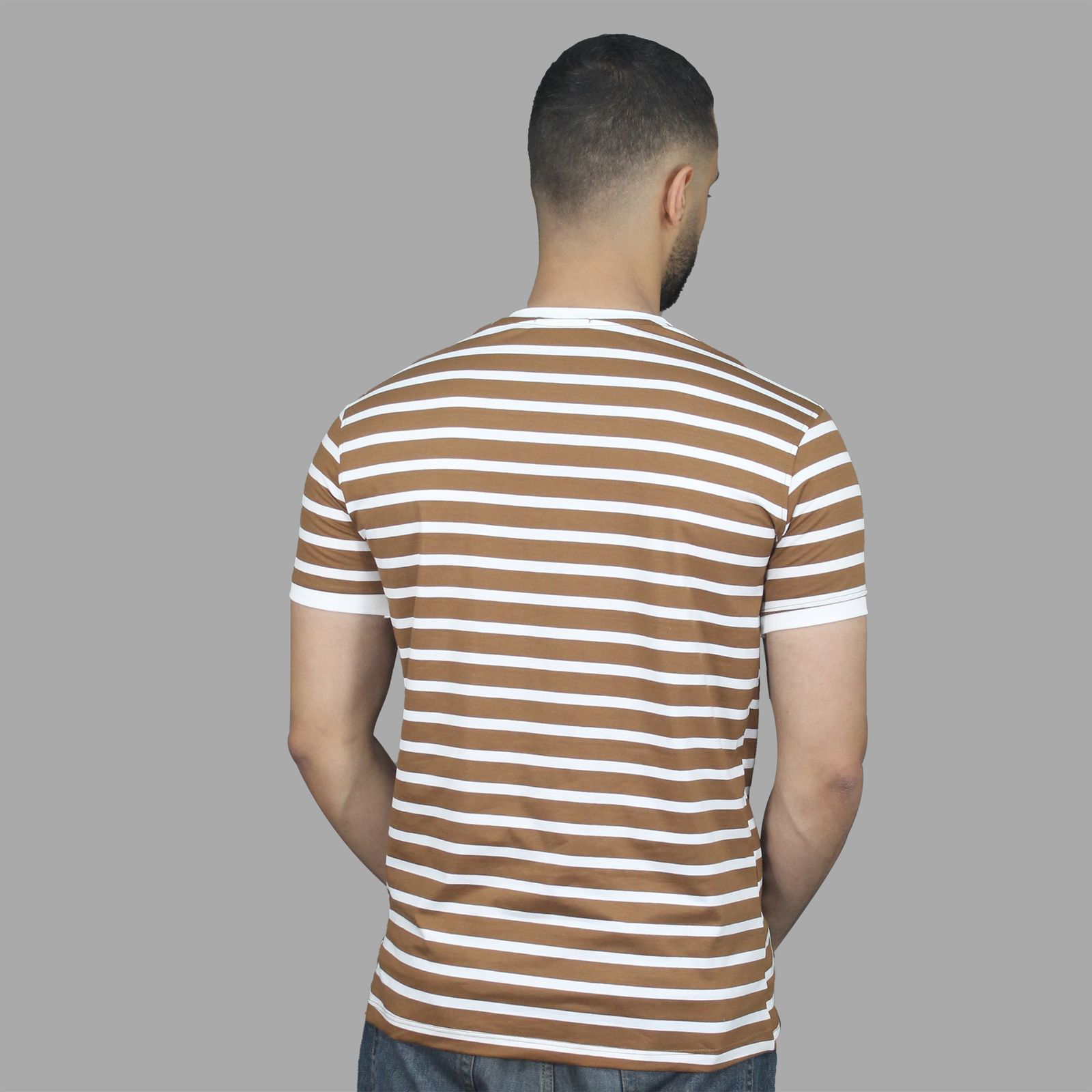 تی شرت آستین کوتاه مردانه مالدینی مدل t-497 - - 3