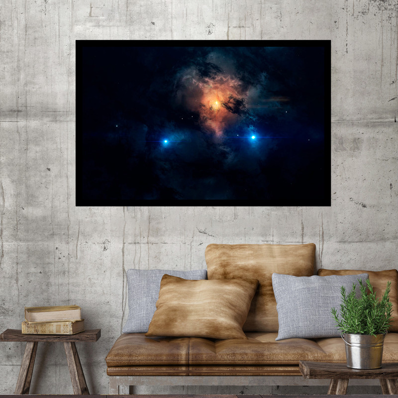 تابلو نوری بکلیت طرح ستاره های کهکشان مدل B-MO1747