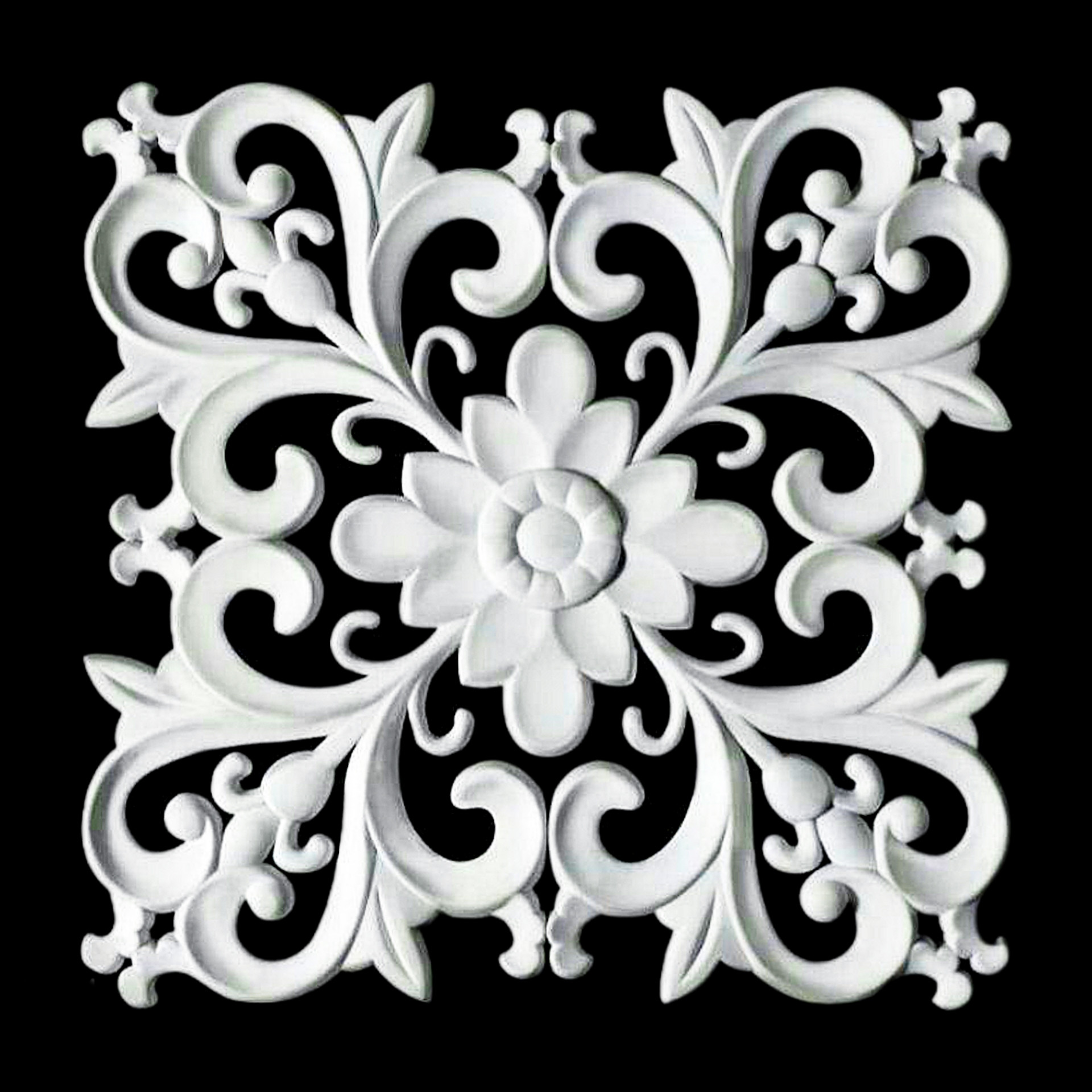 ابزار پیش ساخته مدل گل رزین ممبران 25×25 بسته 2 عددی