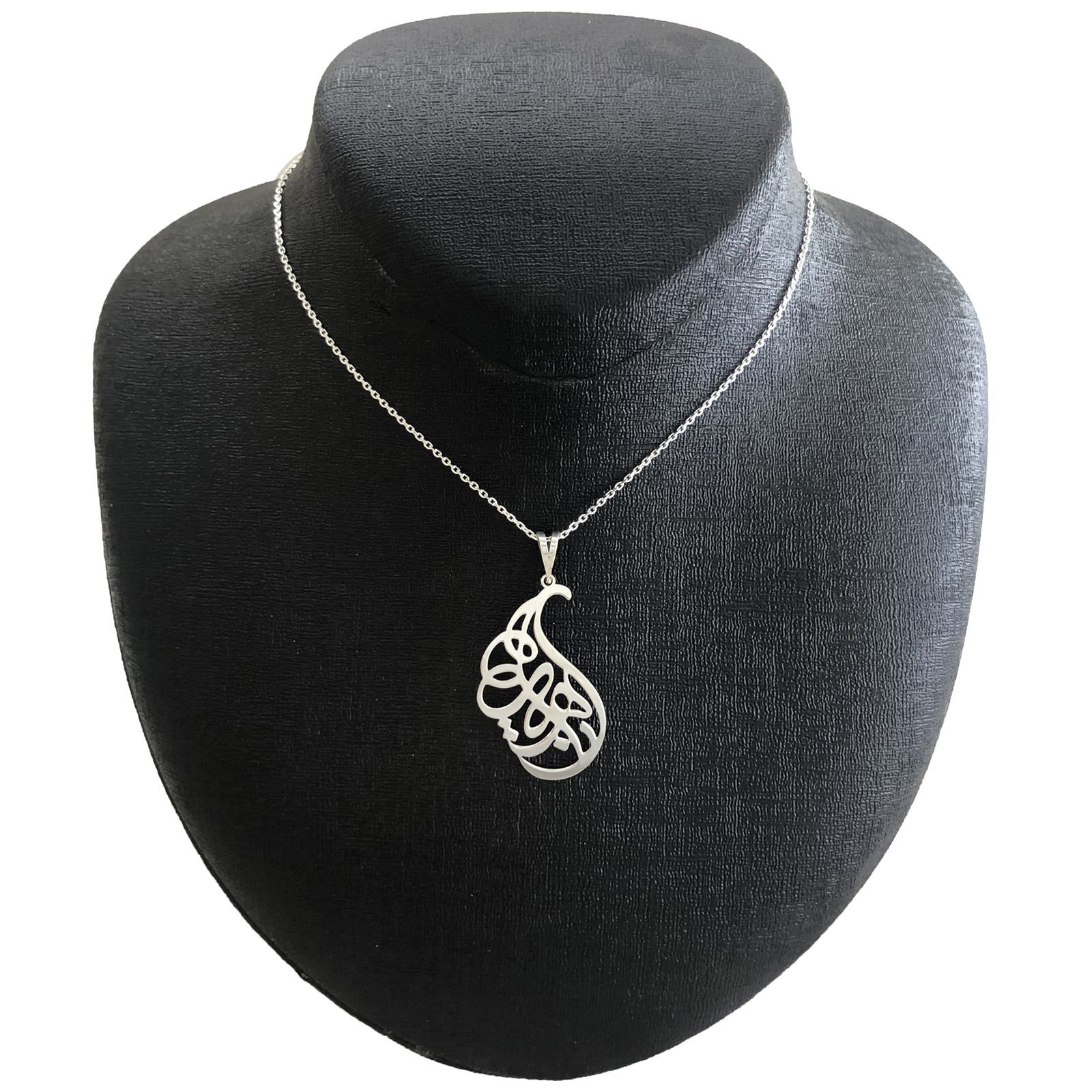 گردنبند نقره زنانه مدل ناهید کد A-59 -  - 1