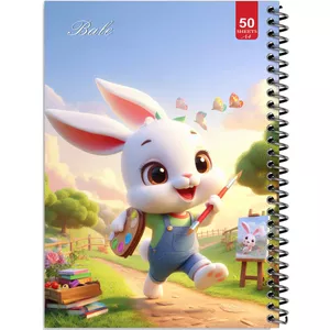 دفتر نقاشی 50 برگ انتشارات بله طرح خرگوش کوچولو نقاش کد A4-L267