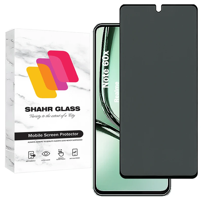 محافظ صفحه نمایش شهر گلس مدل PRIS20 مناسب برای گوشی موبایل ریلمی Note 60x