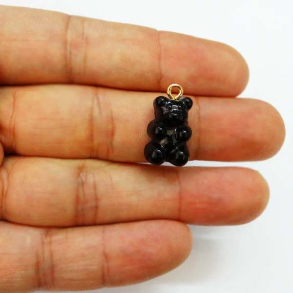 آویز گردنبند دخترانه مدل خرس بامزه کد 182 بسته 4 عددی