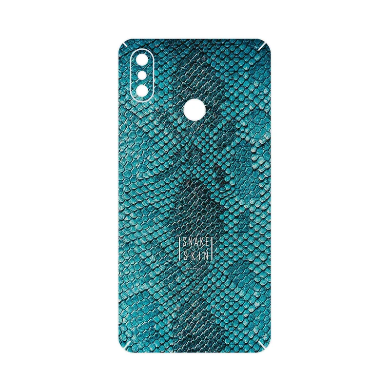 برچسب پوششی ماهوت مدل Blue Snake Skin مناسب برای گوشی موبایل شیائومی Mi Max 3