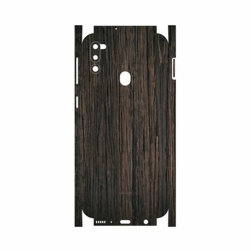 برچسب پوششی ماهوت مدل Burned-Wood-FullSkin مناسب برای گوشی موبایل سامسونگ Galaxy M21 (2021) Edition