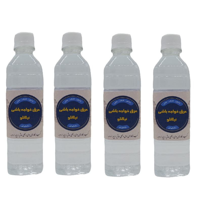 عرق خواجه باشی محلی ئیلانلو - 500 میلی لیتر بسته 4 عددی