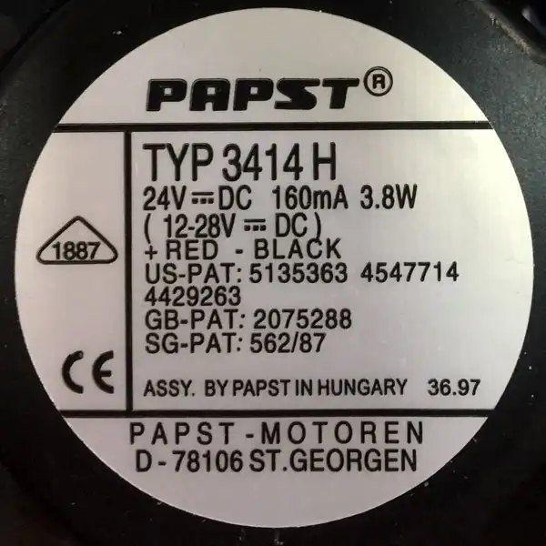 فن کیس مدل TYP 3414H