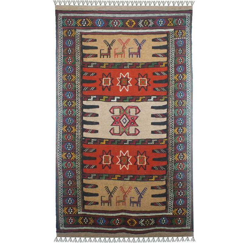 گلیم دستبافت دو متری مدل قوچان کد ghch 29023