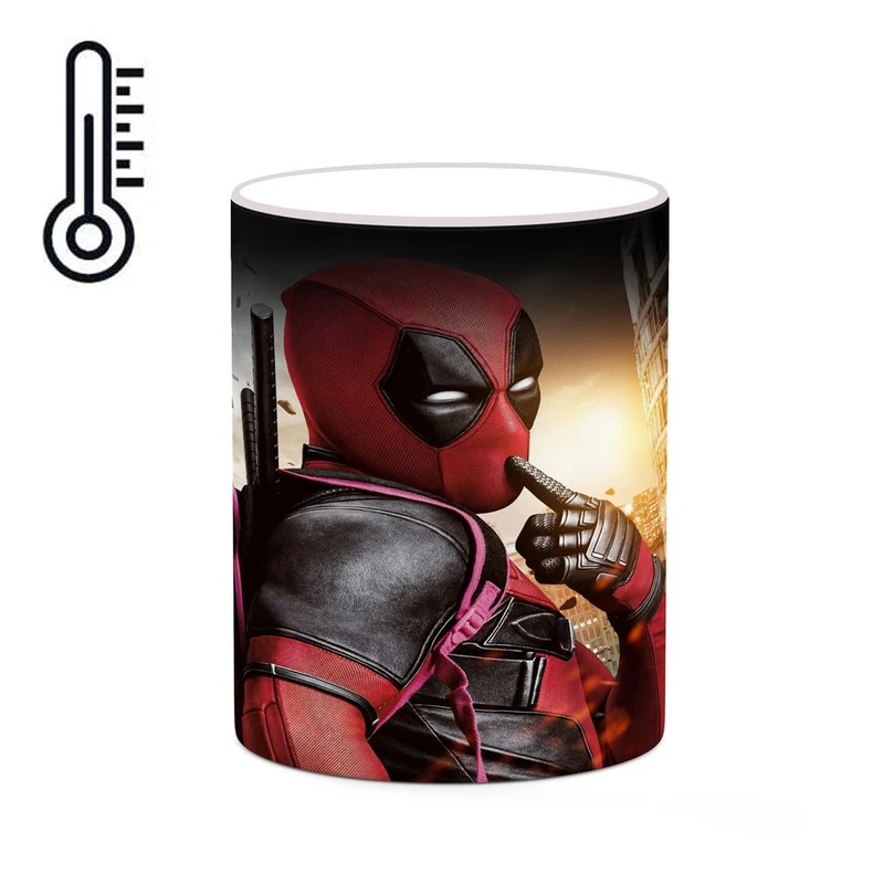 ماگ حرارتی کاکتی مدل ددپول Deadpool کد mgh38403