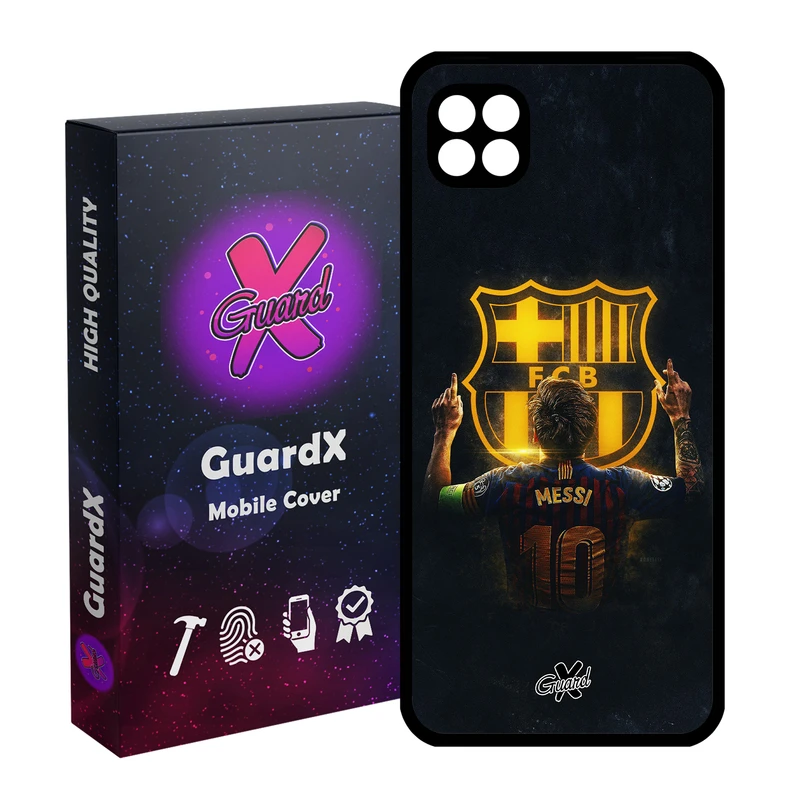 کاور گارد ایکس طرح Messi مدل Glass10196 مناسب برای گوشی موبایل سامسونگ Galaxy A22 5G