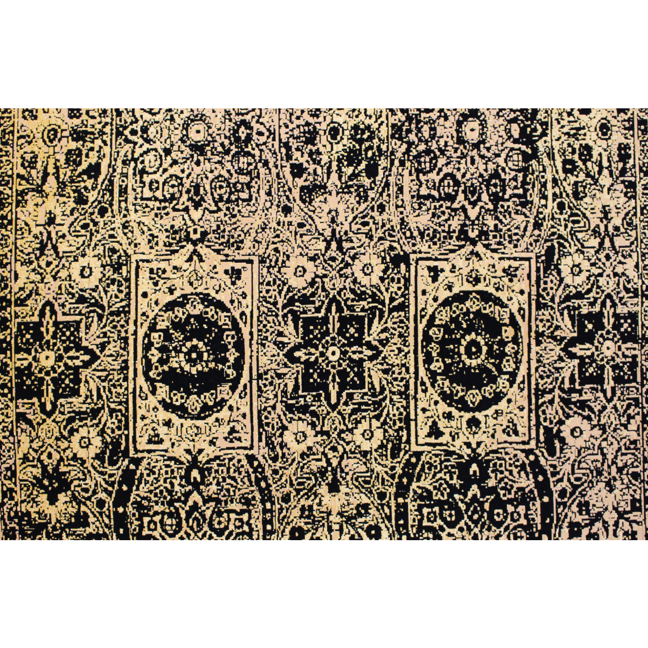 فرش ماشینی طرح پتینه کد 1514 زمینه سرمه‌ای