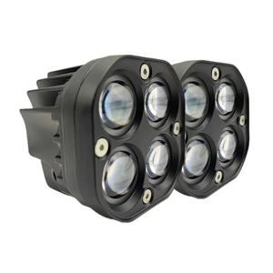 پروژکتور آفرودی خودرو و موتور سیکلت مدل square lenz بسته دو عددی