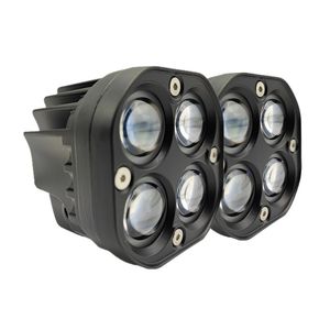 پروژکتور آفرودی خودرو و موتور سیکلت مدل Square Lenz بسته دو عددی