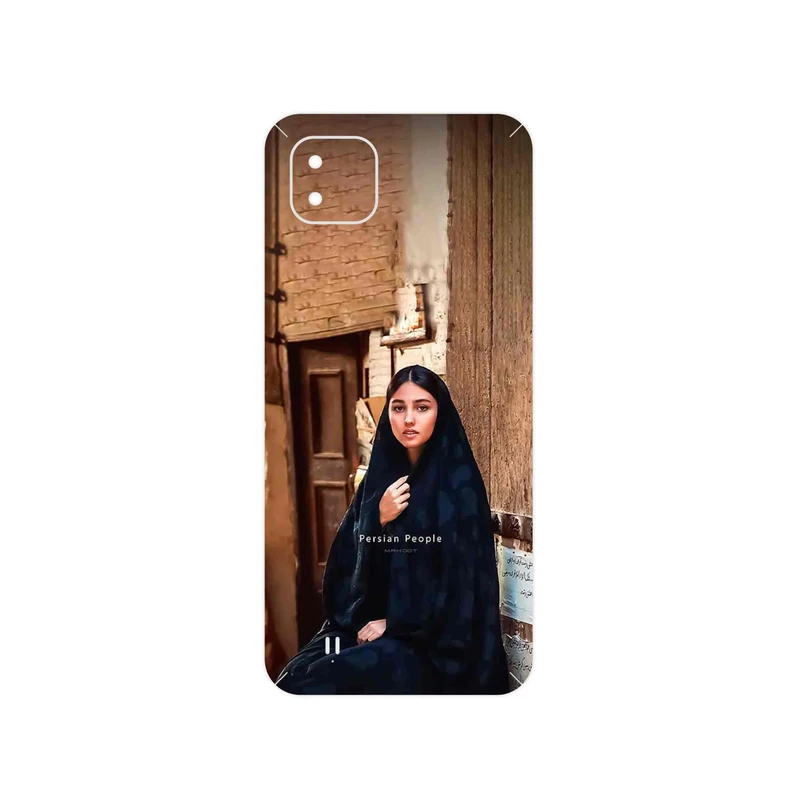 برچسب پوششی ماهوت مدل Portrait of an Iranian Woman مناسب برای گوشی موبایل ریلمی C11 2021