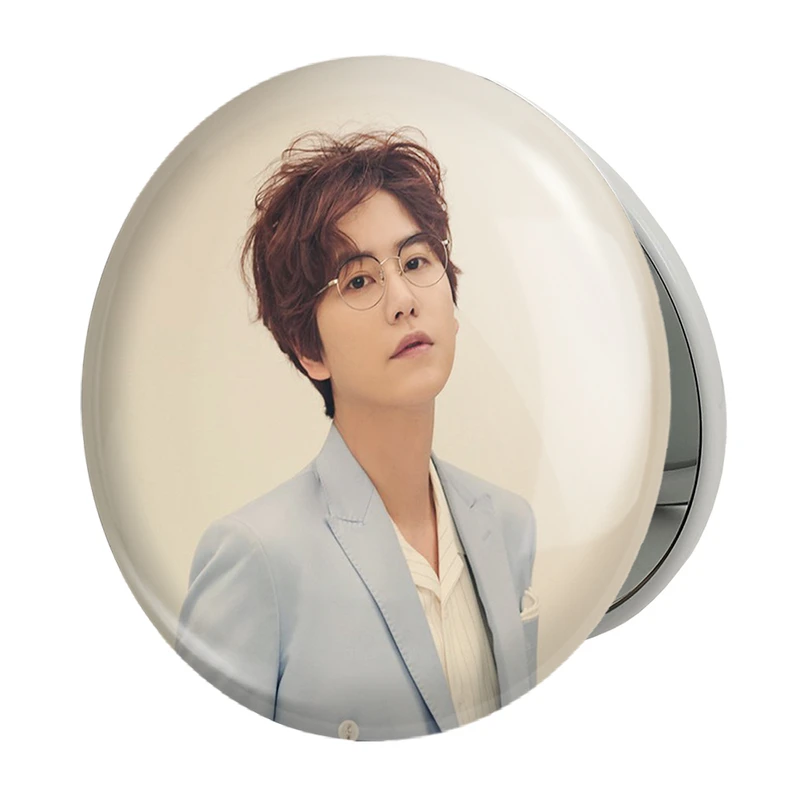 آینه جیبی خندالو طرح کیوهیون گروه سوپر جونیور Super Junior مدل تاشو کد 21440