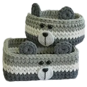 سبد قلاب بافی تریکو کد ۶۷ مجموعه ۲ عددی