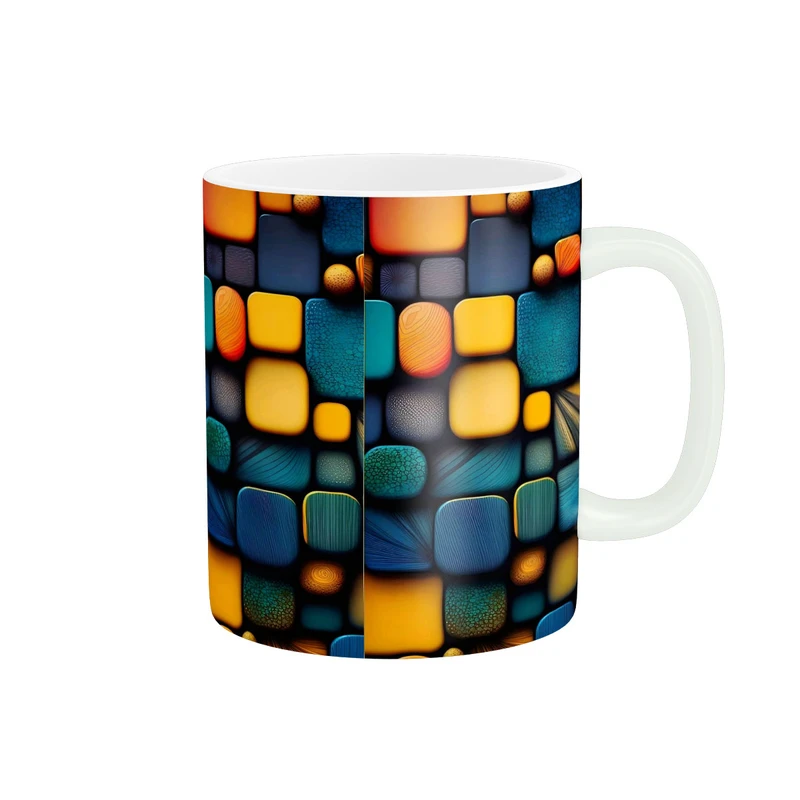 ماگ زیگورات مدل اشکال هندسی کد 2215