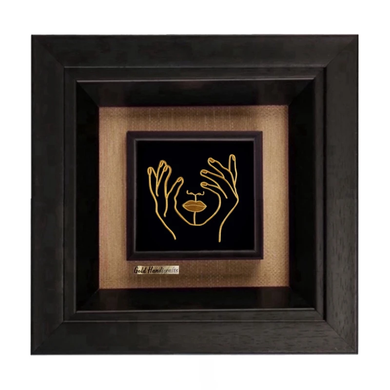 تابلو طلاکوب زرکات طرح مینیمال 1 مدل F270