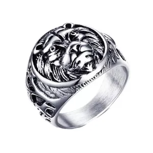 انگشتر مردانه مدل Lion 