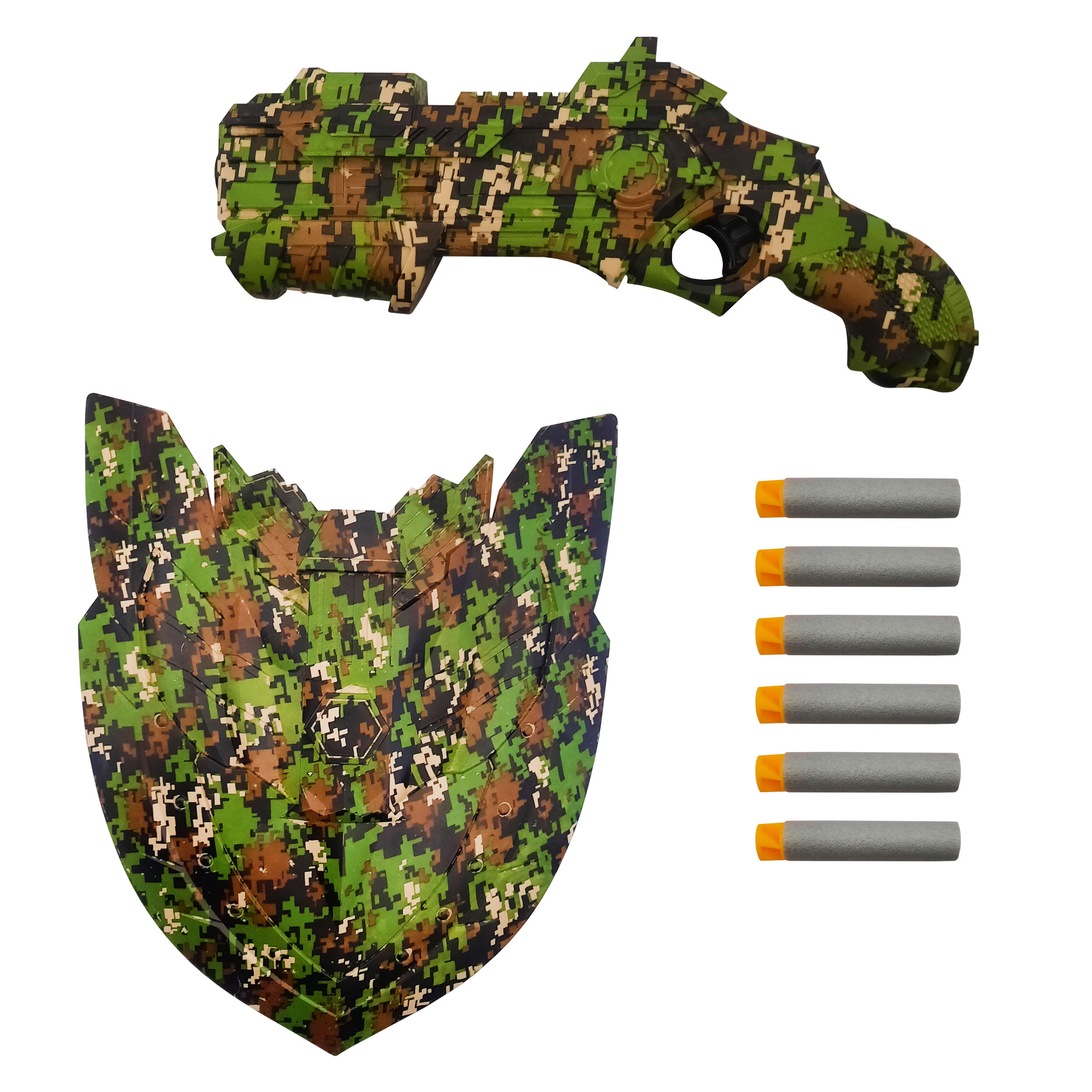 تفنگ بازی مدل CAMOUFLAGE کد 6450000 مجموعه 8 عددی