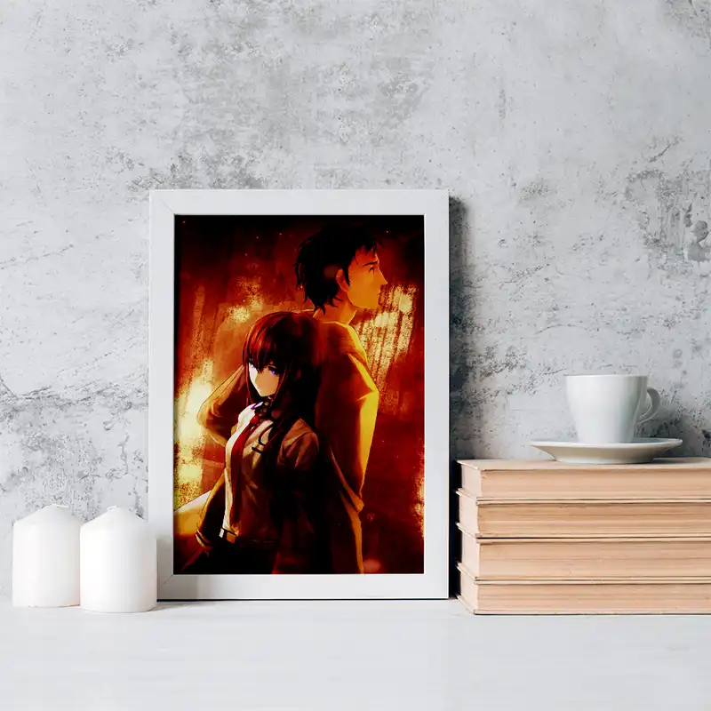 تابلو خندالو مدل کوریسو ماکیسه انیمه اشتاینز گیت کد 17475