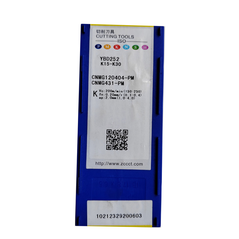 اینسرت زد سی سی مدل CNMG120404-PM بسته 10 عددی اینسرت زد سی سی مدل CNMG120404-PM بسته 10 عددی