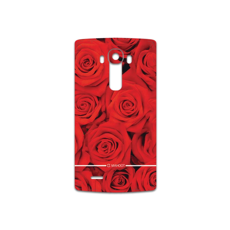 برچسب پوششی ماهوت مدل Red-Flower مناسب برای گوشی موبایل ال جی G4