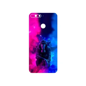 MAHOOT Smoke Rainbow Digital Art 2 Cover Sticker for Honor 7A