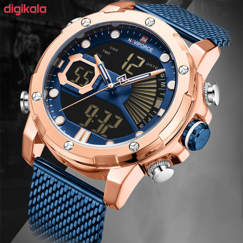 ساعت مچی عقربه‌ای مردانه نیوی فورس مدل 9172 BR