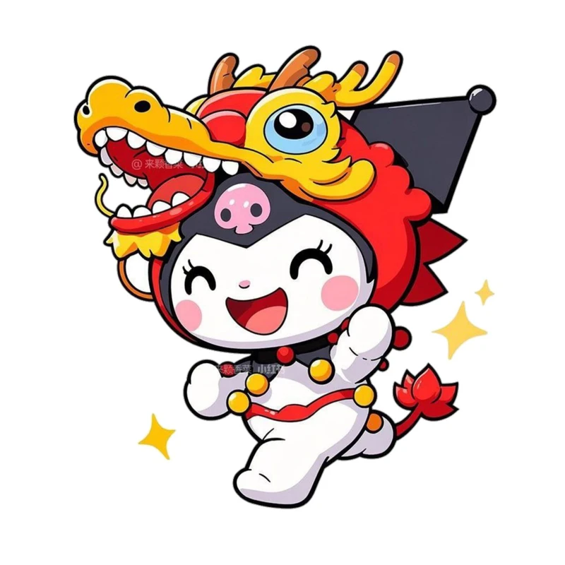 استیکر پارچه و لباس پاد آفرین مدل کارتونی کورومی جذاب کد 1502