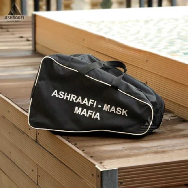عکس شماره 6 : ماسک ایفای نقش اشرافی مدل مافیا بسته 12 عددی به همراه کیف
