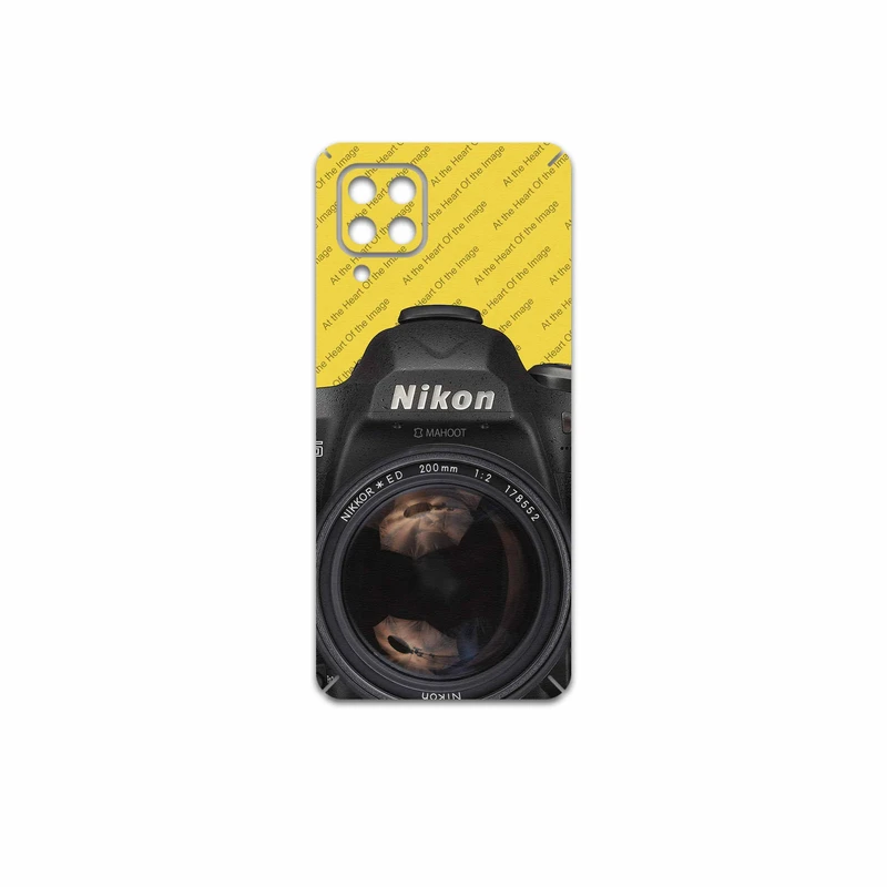 برچسب پوششی ماهوت مدل Nikon-Logo مناسب برای گوشی موبایل سامسونگ Galaxy M32