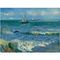 تابلو نقاشی رنگ روغن طرح چشم انداز دریا وینسنت ونگوگ کد 0149